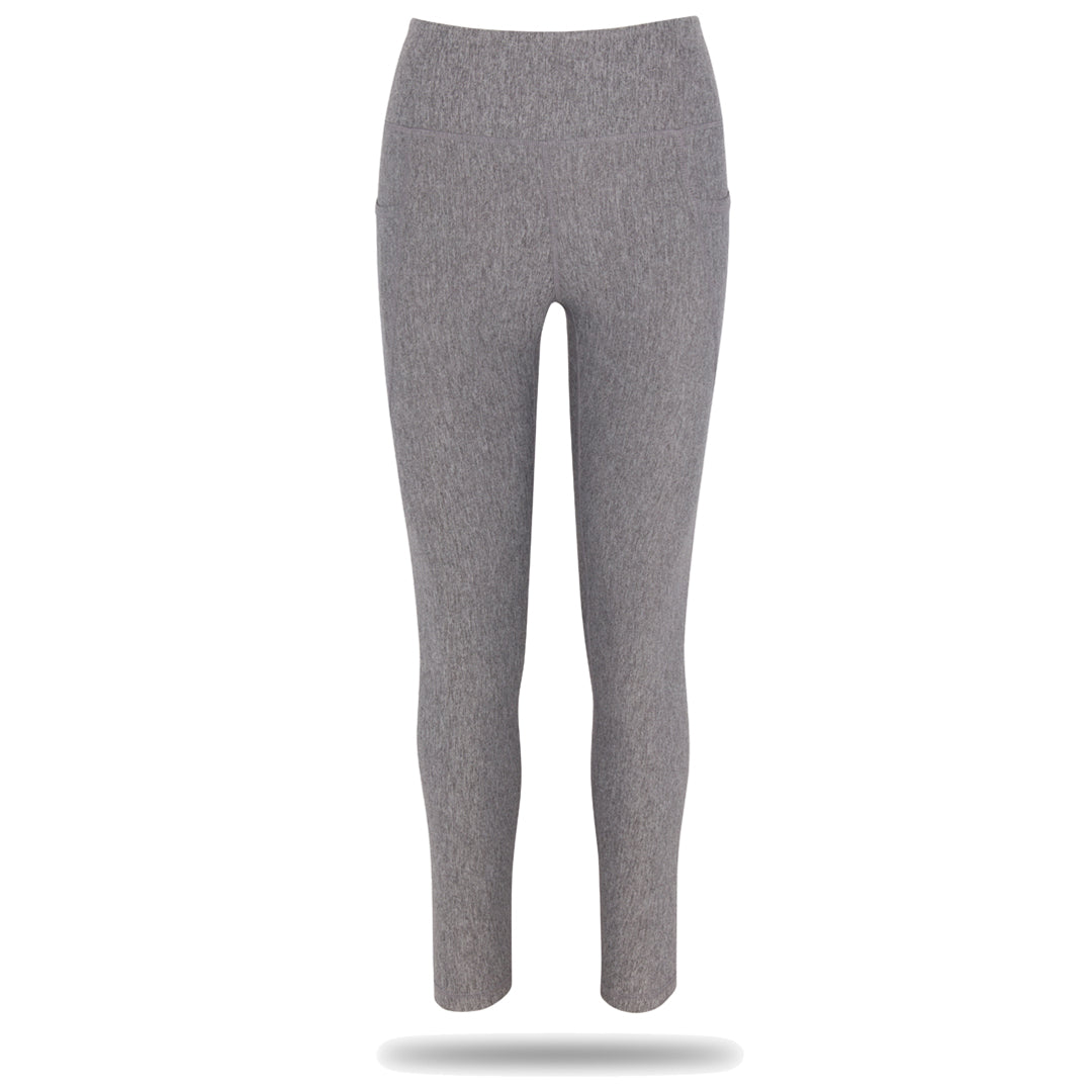 Buy ALCIS Grey Color-Block Mid Rise Cropped Tights for Women