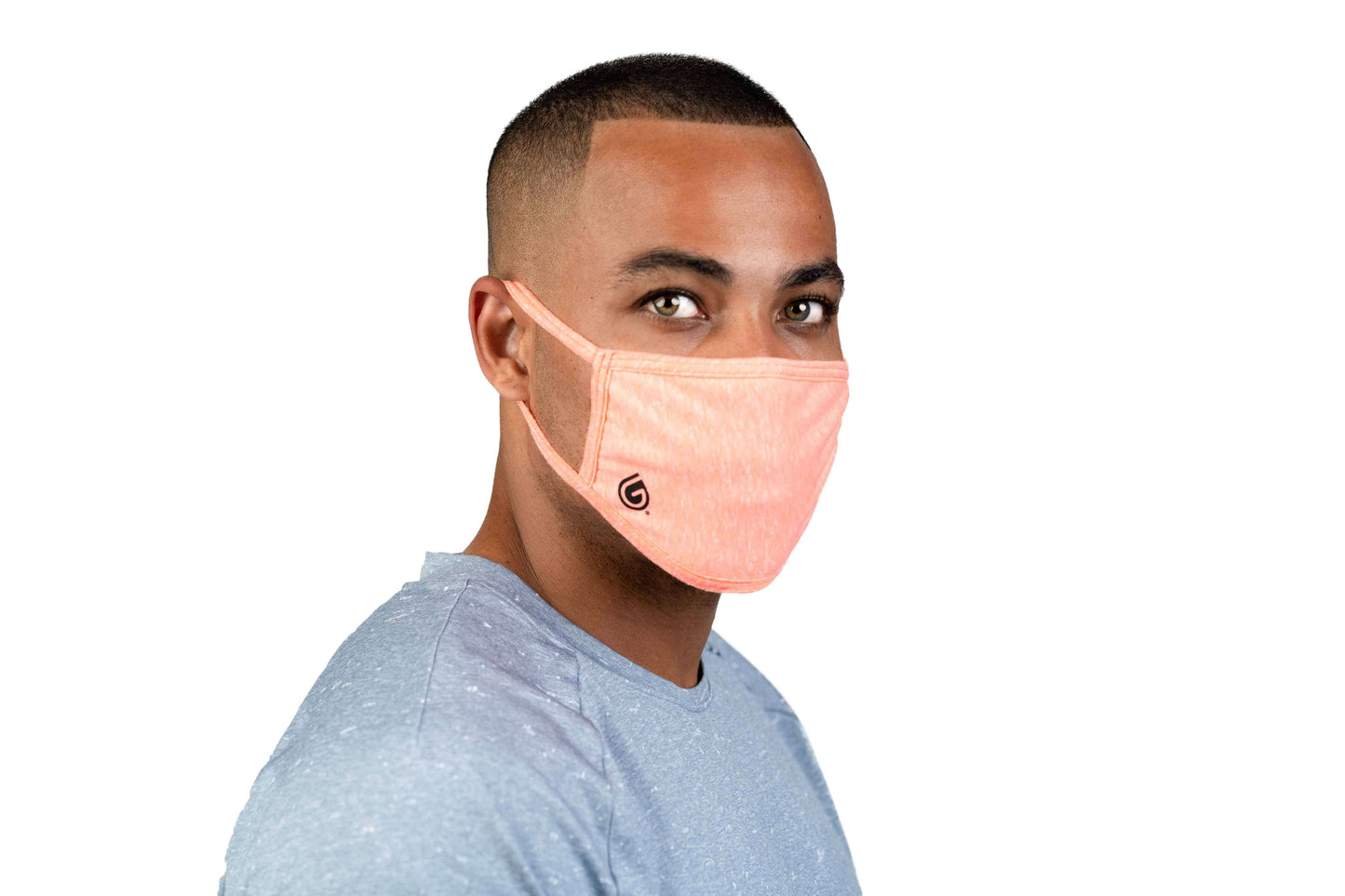 6-Pack Peach Heather ProTECH Mask